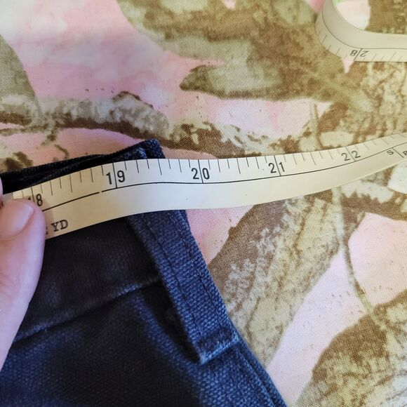 Carhartt Navy Original Dungaree Fit Cargo Carpenter Pants Mens Size 40 X 30 - Picture 4 of 7